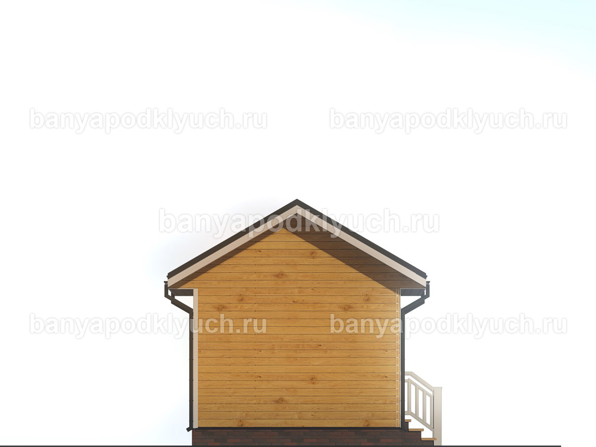 Баня из бруса 6x4 м Баня из бруса 6x4 м